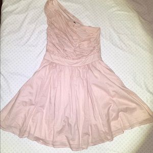 One shoulder dress